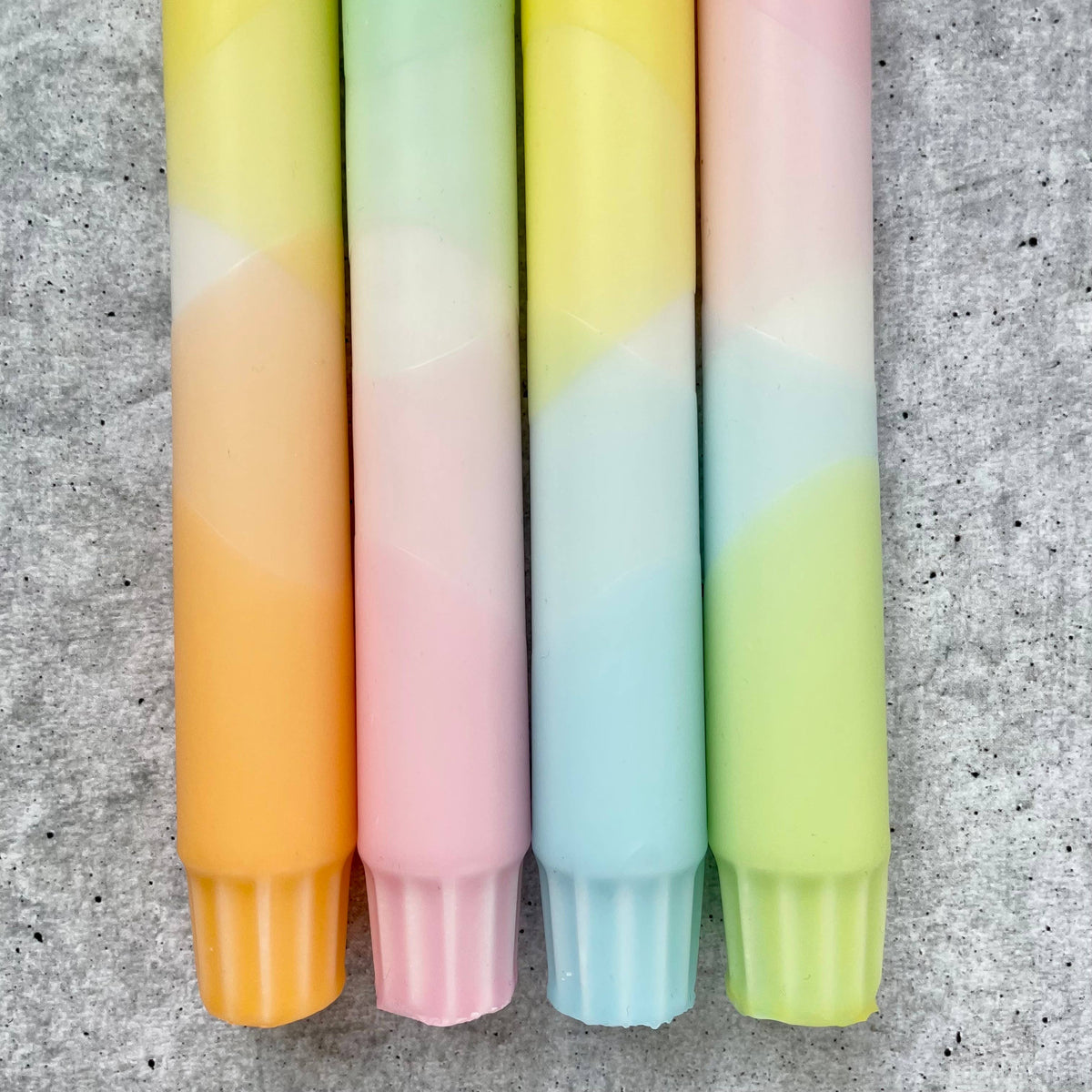Dip Dye Kerzen | Frühling I | 4er Set