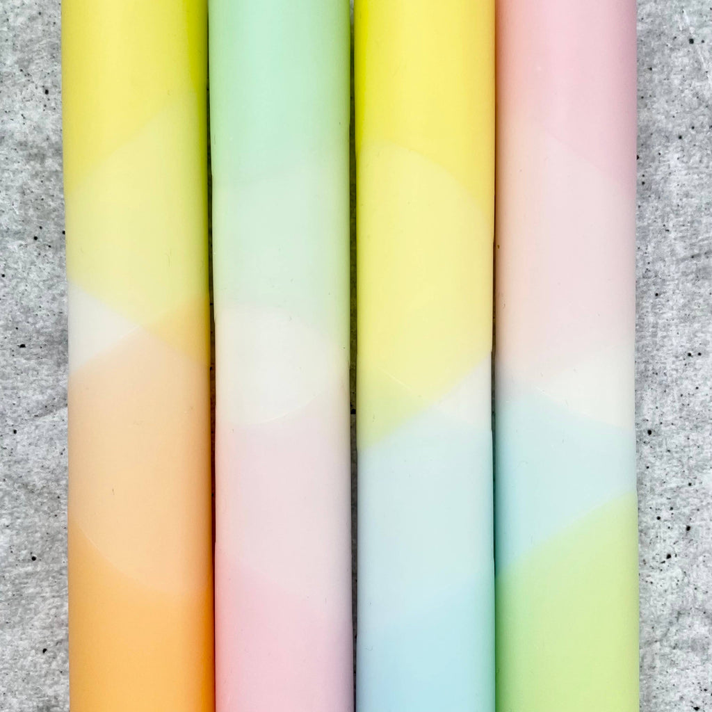 Dip Dye Kerzen | Frühling I | 4er Set