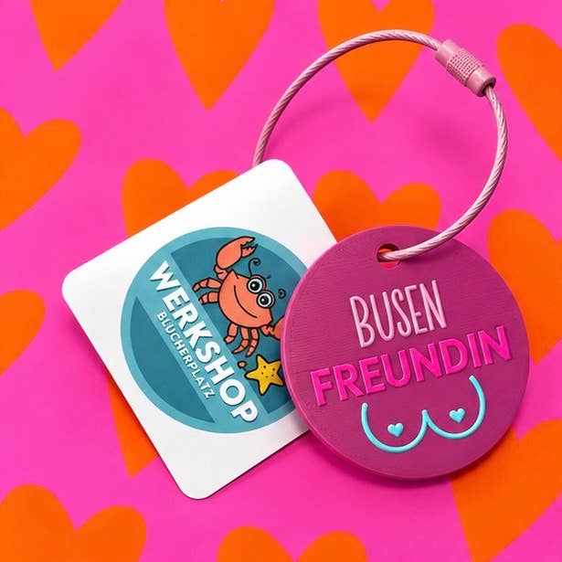 Schlüsselanhänger "Busenfreundin"