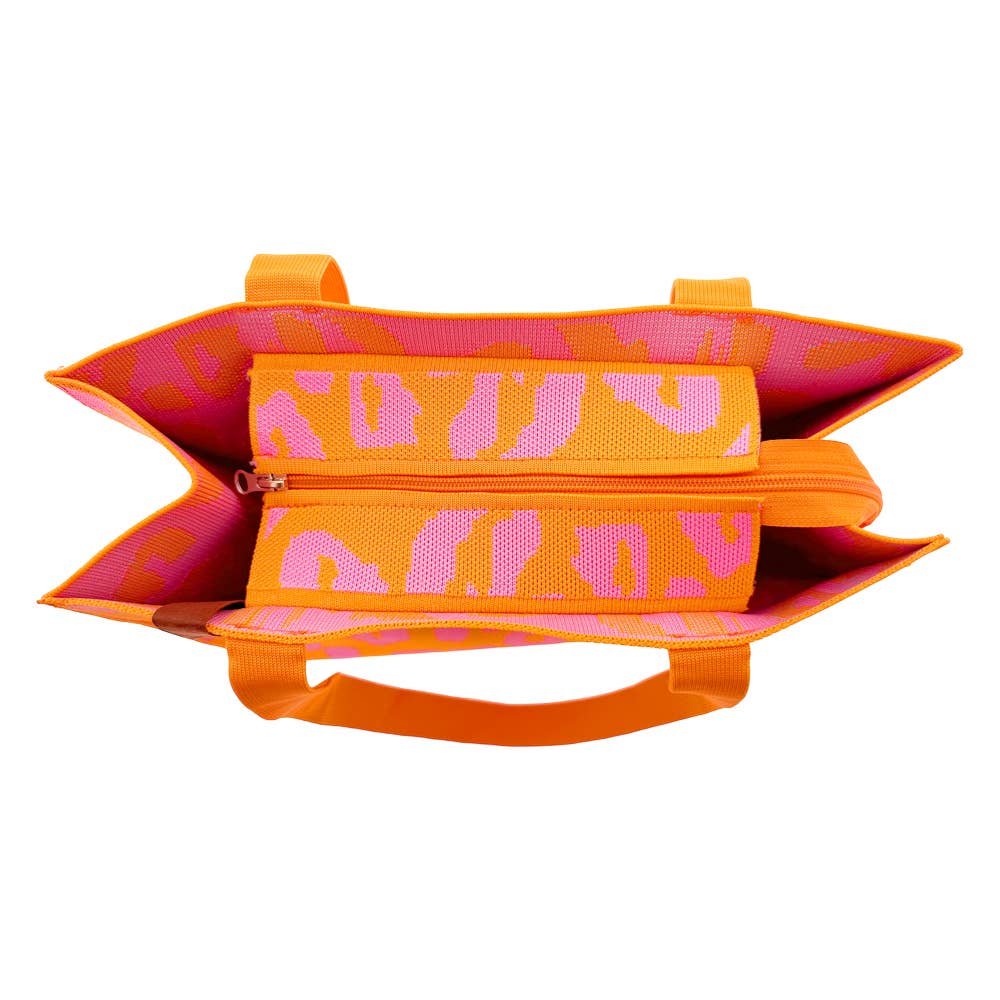 Tote Bag Femke in Orange und Pink