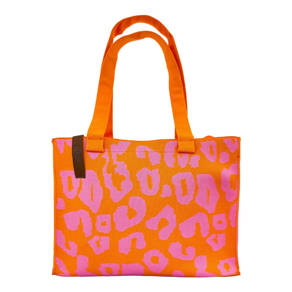 Tote Bag Femke in Orange und Pink