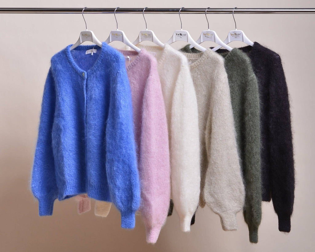 Strickjacke Vjeanine - Wollweiß