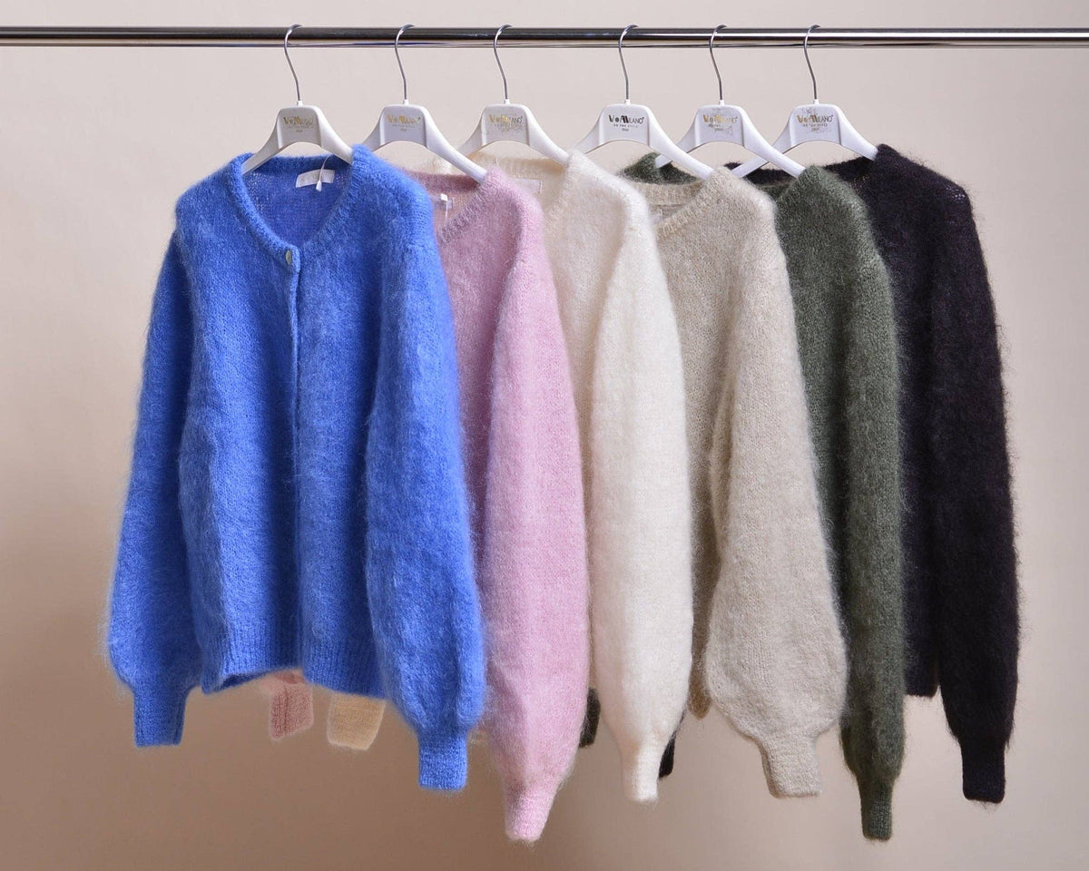 Strickjacke Vjeanine - Wollweiß